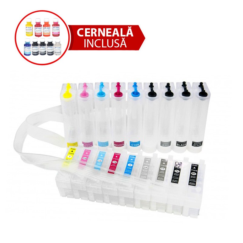 Sistem de alimentare continua CISS pentru Epson R3000 fara cerneala - imagine 3